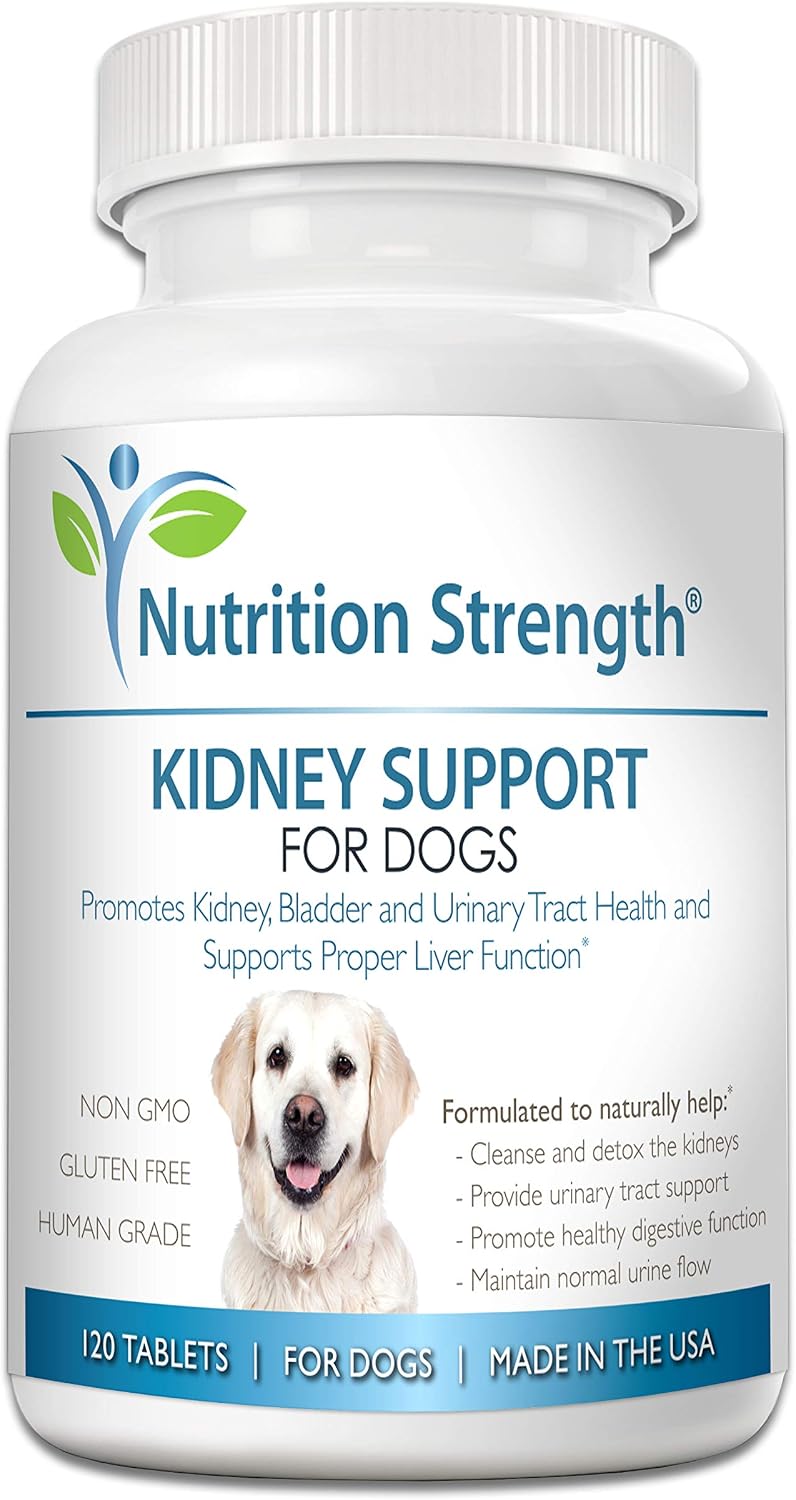 Kidney Support for Dogs – Organic Cranberry & Astragalus – Renal, Bladder & Urinary Tract Health Supplement – 120 Chewable Tablets - görsel 1