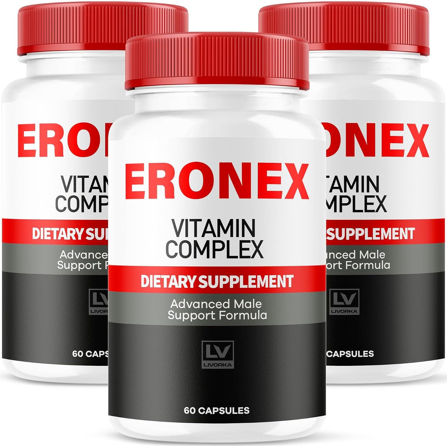 Eronex Vitamin Complex Capsules (3 Pack) – 180 Capsules - görsel 1
