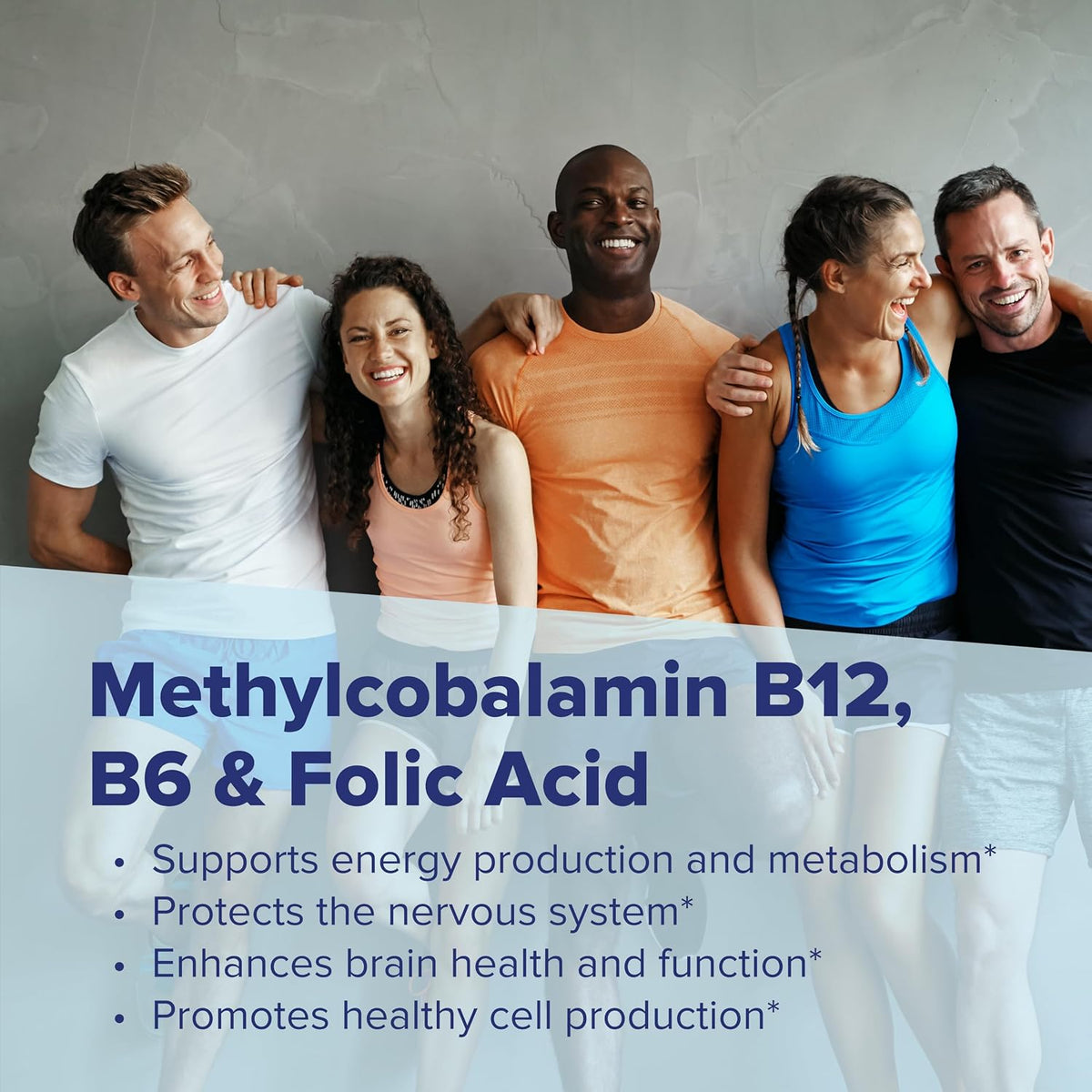 Superior Source No Injection Vitamin B12 Methylcobalamin 1000 µg with B6 & Folic Acid, 60 Sublingual Tablets - görsel 6