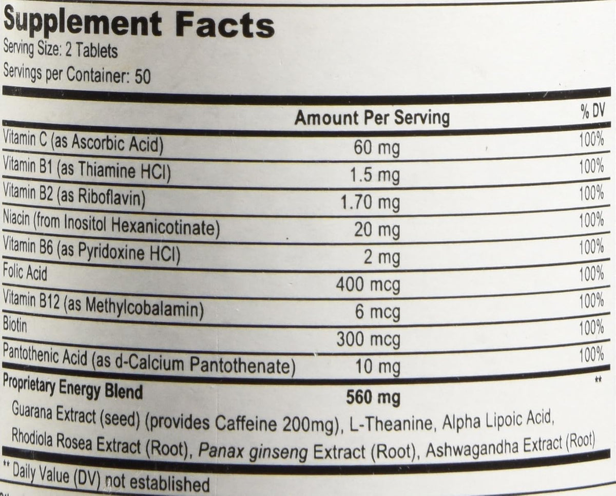 Weyland Brain Nutrition Energy | B-Complex with Botanically Sourced Caffeine & Herbs - görsel 7