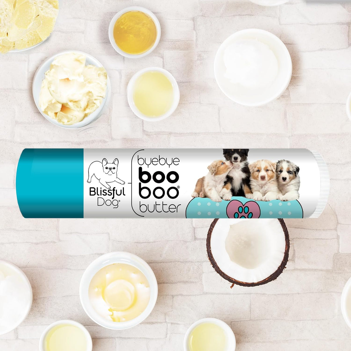 The Blissful Dog .15 oz Tube Australian Shepherd Booboo Butter - görsel 2