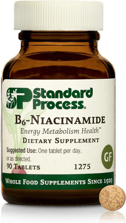 Standard Process B6-Niacinamide – 90 Tablets – Supports Energy Metabolism and Heart Health