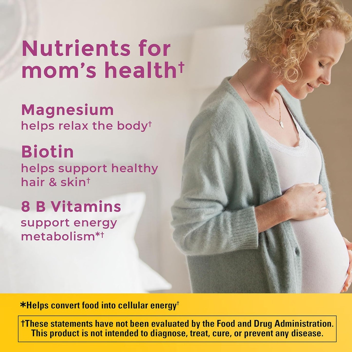Nature Made Prenatal Vitamins with Folic Acid + DHA, 60 Softgels - görsel 3