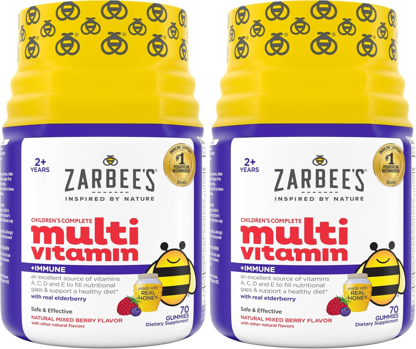 Zarbee's Complete Kids Multivitamin Gummies + Immune Support, 70 Gummies - görsel 9