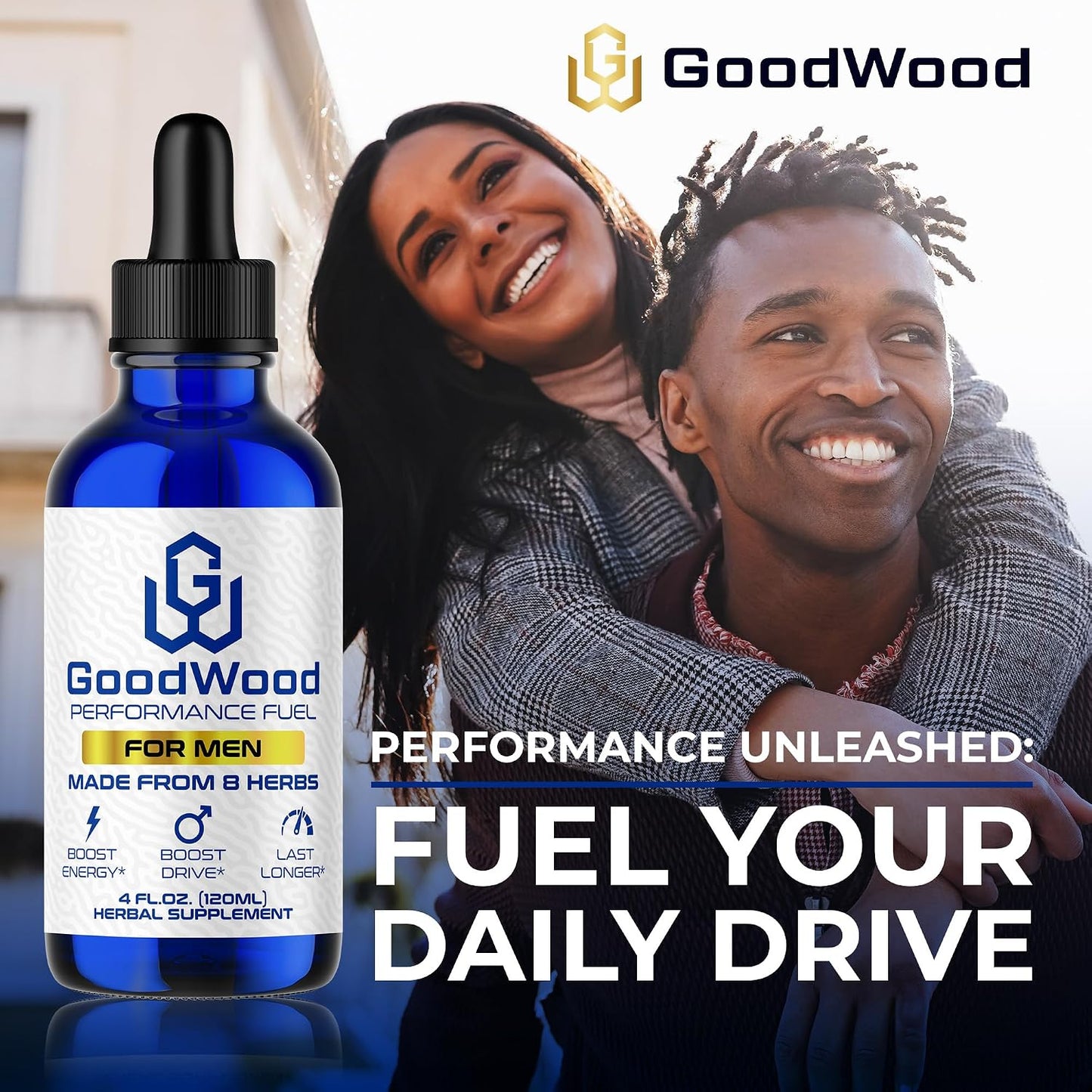 GoodWood Male Liquid Drops - Herbal Supplement for Men 30+ - görsel 2
