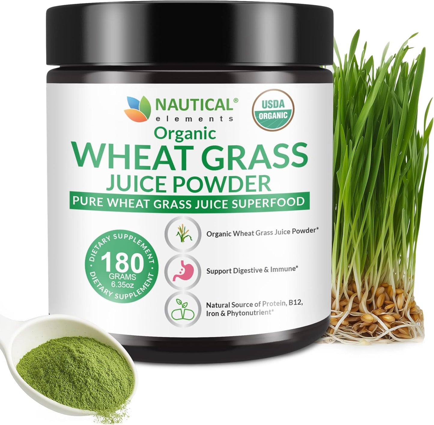 Nautical Elements Organic Wheatgrass Powder - görsel 9