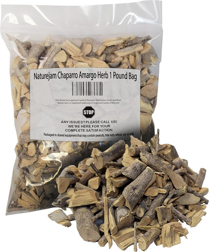 Naturejam Chaparro Amargo Herb - 100% Natural Wild Harvested, 454g Bag