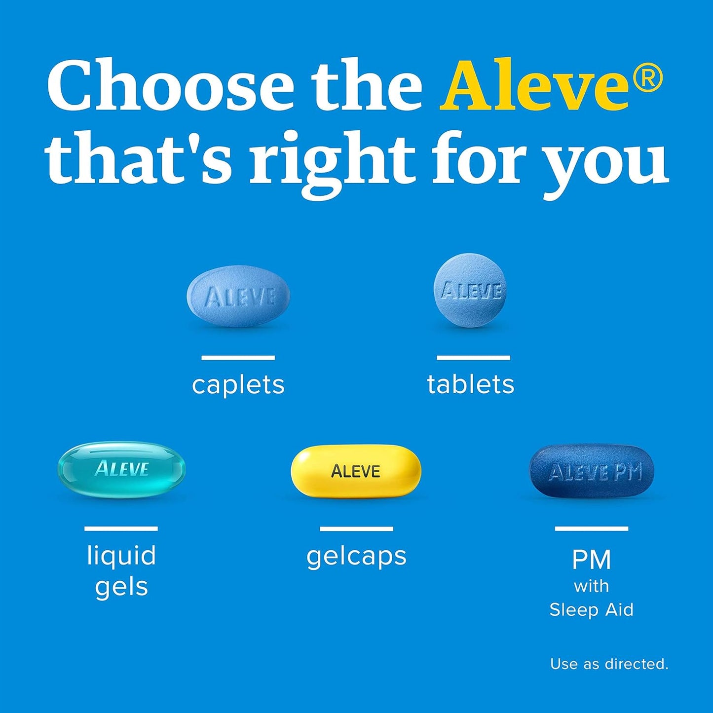 Aleve Naproxen Sodium 220 mg Pain Relief Tablets, 200 Count (Pack of 2) - görsel 6