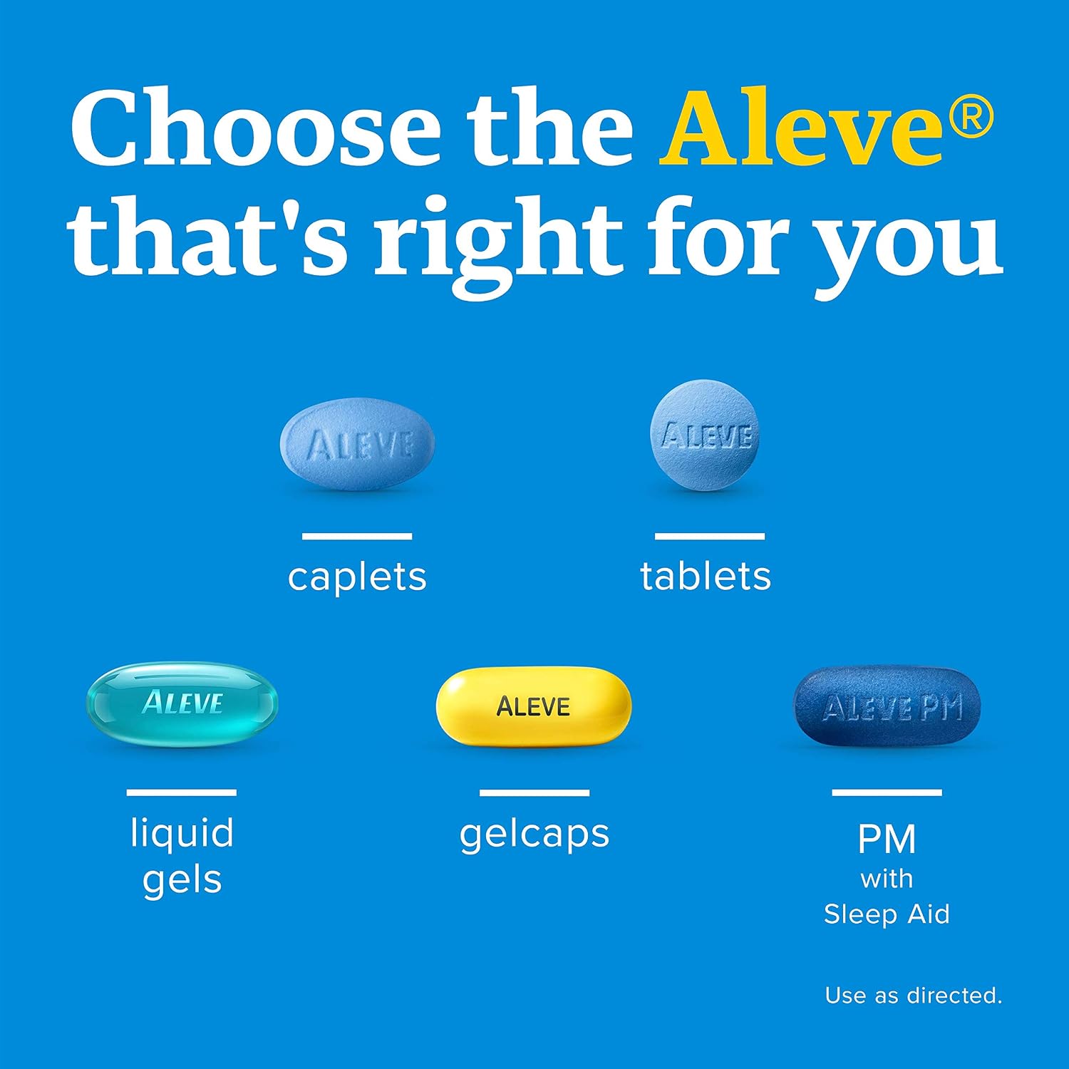 Aleve Naproxen Sodium 220 mg Pain Relief Tablets, 200 Count (Pack of 2) - görsel 6