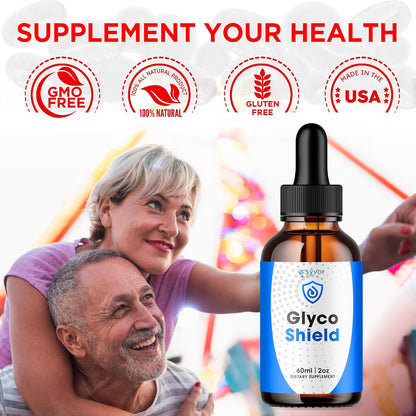 Glyco Shield Drops – Official GlycoShield Liquid Supplement (2 Pack, 60 Servings)