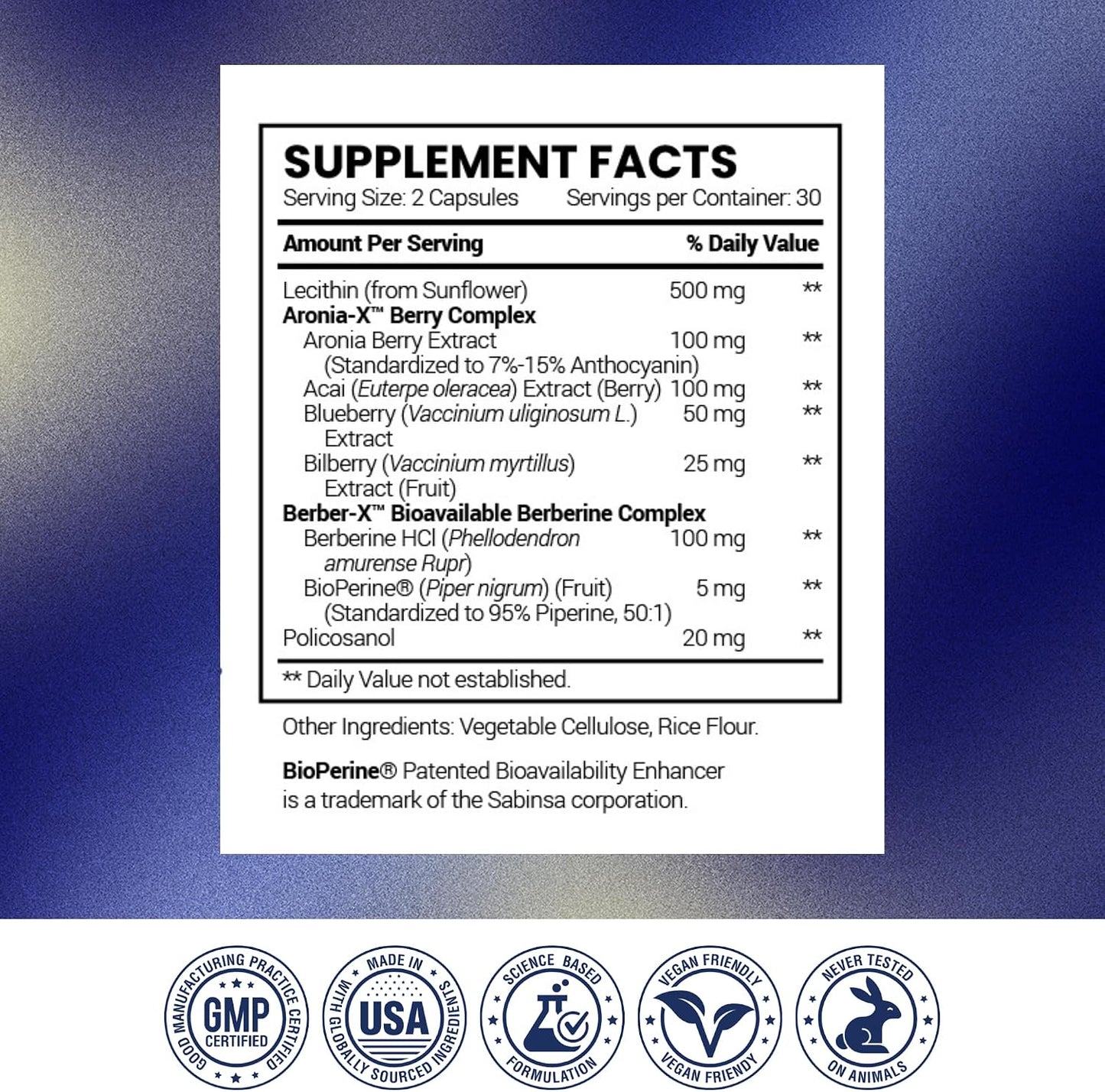 Research Verified Cholestrax - Berberine, Lecithin, Berry Complex - 60 Capsules - görsel 8