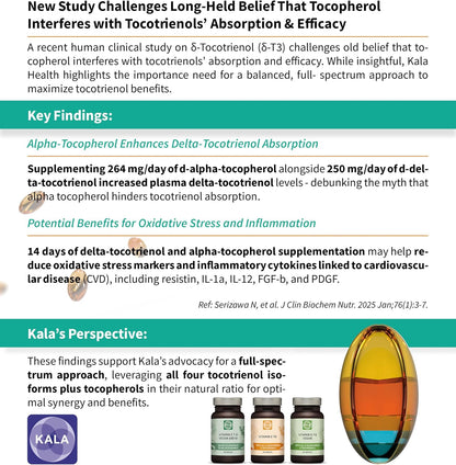 Unique Vegan Formula with All 8 Tocopherols and Tocotrienols Vitamin E – No PAHs, Heavy Metals, Contaminants, or Preservatives – Certified Sustainable – Hair, Scars, and Skin (60 Soft gel capsule Capsules)