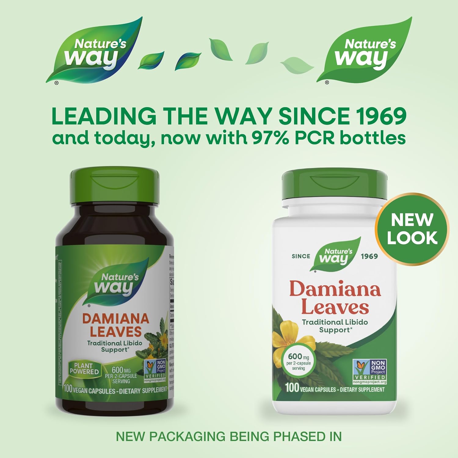 Nature's Way Damiana Leaves, 100 Capsules - görsel 2
