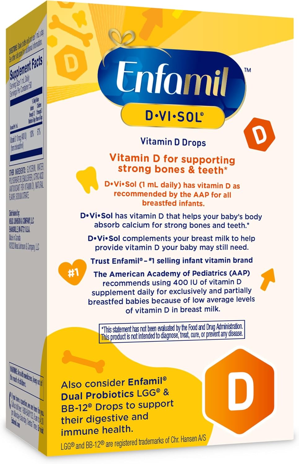 Enfamil Baby Vitamin D-Vi-Sol Liquid Supplement Drops for Infants - görsel 8