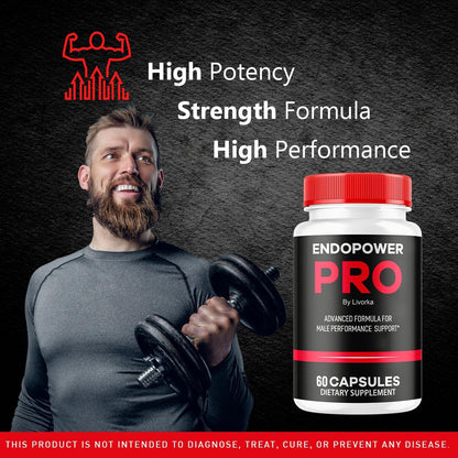 Endopower Pro Pills – Natural Wellness Supplement, 60 Capsules (30-Day Supply)