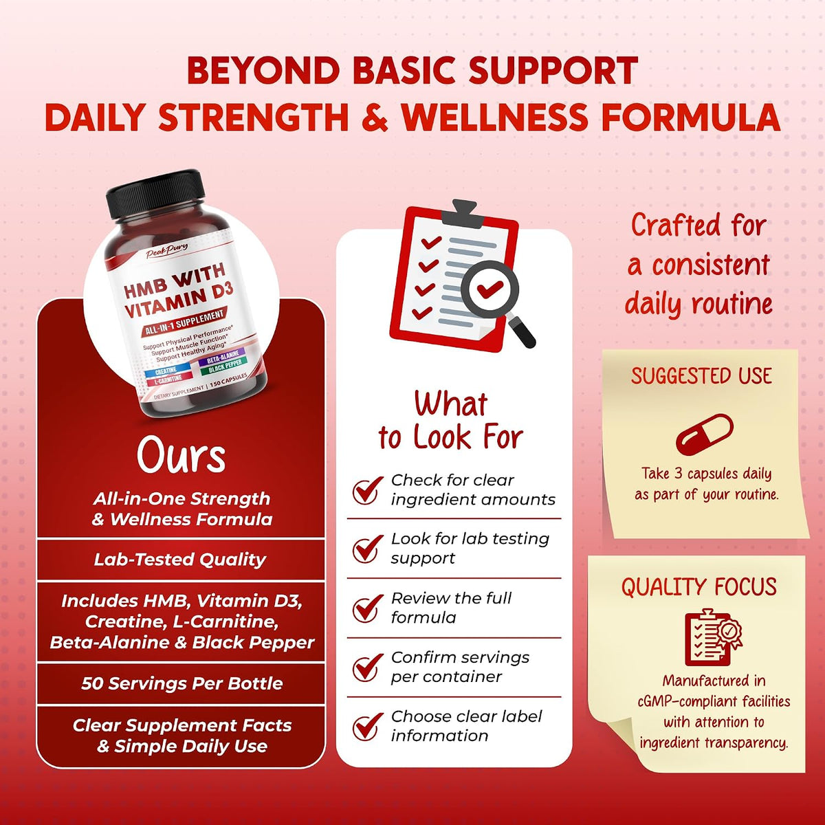 Ultra HMB with Vitamin D3 6000 IU – Muscle Recovery & Bone Health Supplement - görsel 7