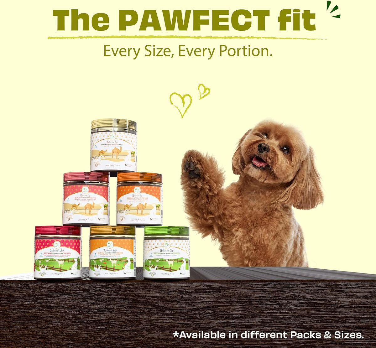 Pawfect Nature's Sip All-Natural Camel Milk Powder for Dogs & Puppies - Easily Digestible - Source of Vitamins, Minerals, Probiotics - Healthy Topper - Hydration Support - 90 Scoops (450g) - görsel 6