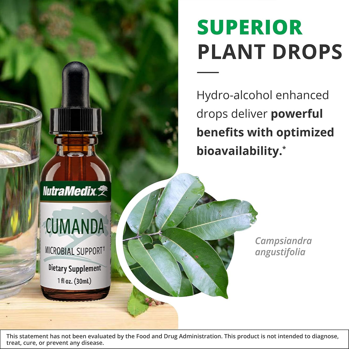 NutraMedix Cumanda Liquid Herbal Extract - Huacapurana Bark Tincture (60ml) - görsel 5