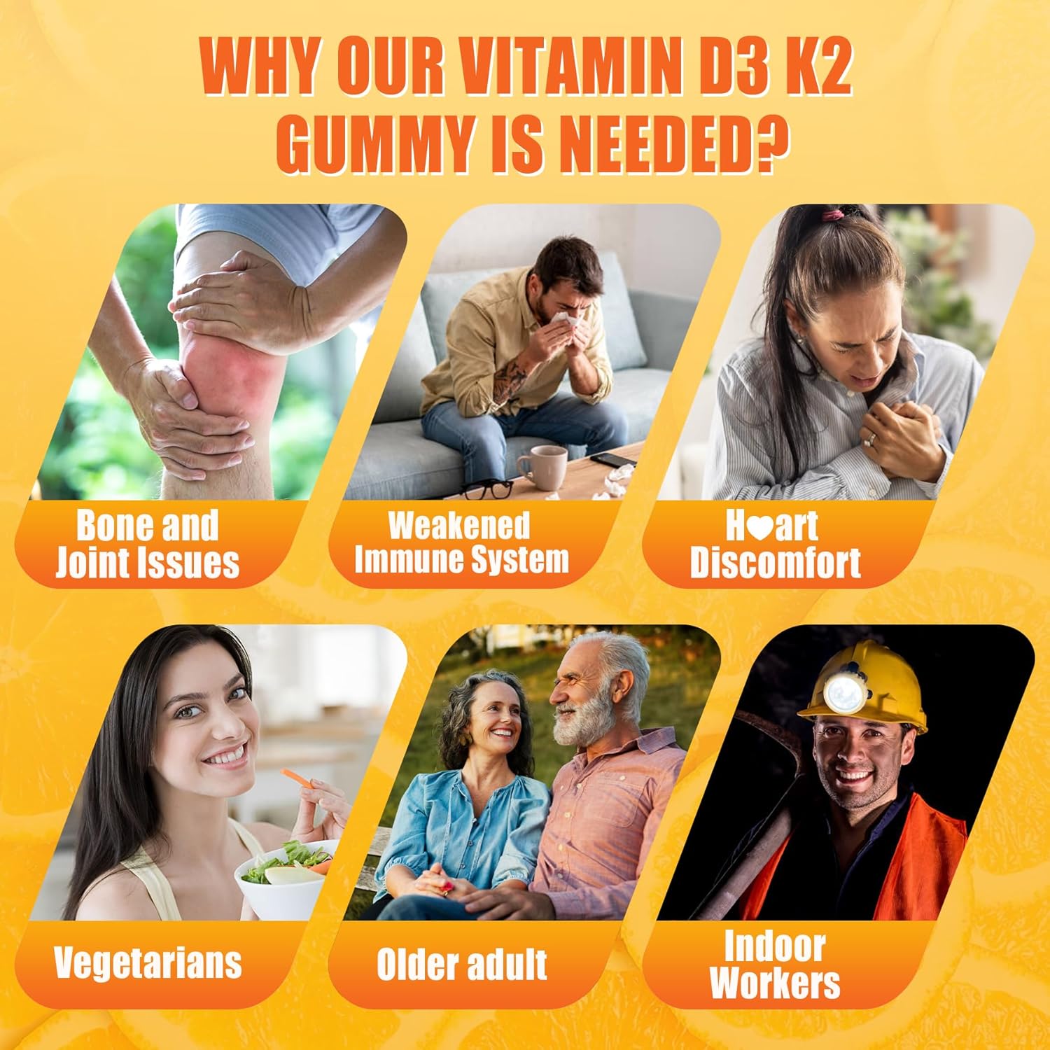 Nextdia Vitamin D3 K2 Gummies - 5000 IU D3, 100 mcg K2 MK-7, Omega-3, Vitamin C, Zinc - Plant-Based, Sugar-Free - Bone and Immune Support - görsel 7