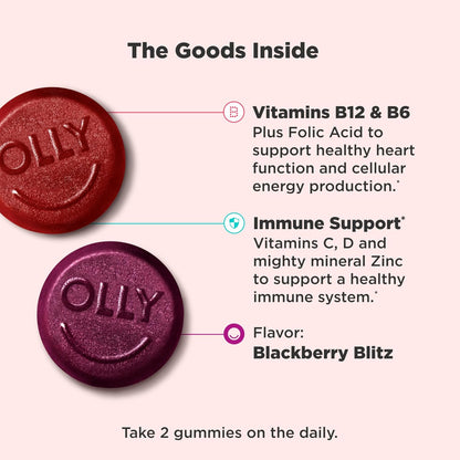 OLLY Men's Multivitamin Gummy – 120 Gummies (60-Day Supply)