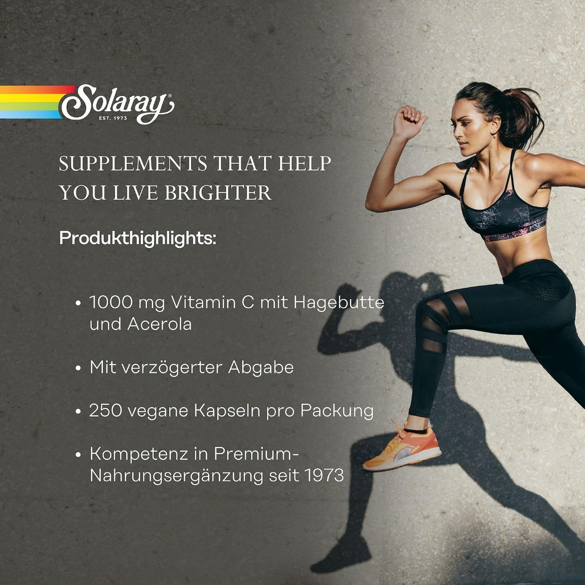 Solaray C Two-Stage Timed Release 1000 mg, 250 Tablets - görsel 3