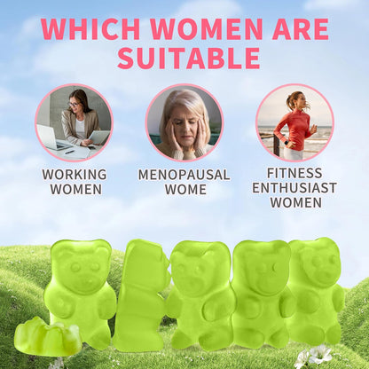 Cortisol Gummies for Women – Ashwagandha, Magnesium, L-Theanine & Rhodiola – Vegan (180 Gummies)