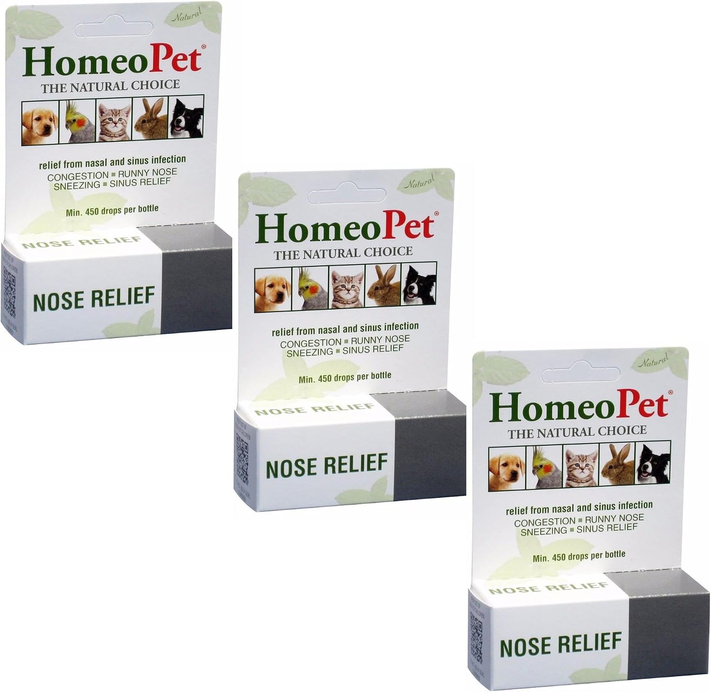 Dog Homeopet Nose Relief - Homeopathic Nasal Support for Dogs, Cats & More (15 ml) - görsel 1