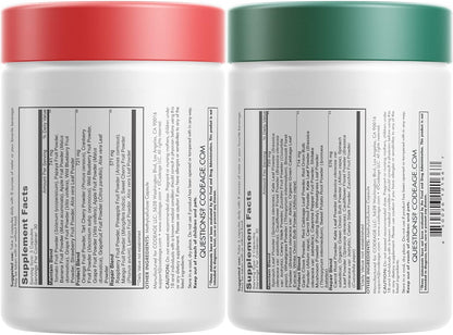 Codeage InstantFood Easy Veggies + Fast Fruits Bundle – Vegetable & Fruit Blend Capsule Supplement – 180 Capsules