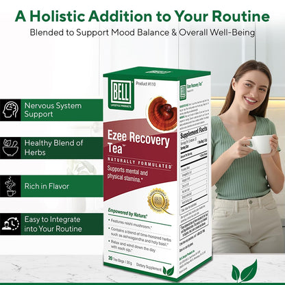 Bell Lifestyle Products Ezee Recovery Tea – Herbal Blend for Relaxation and Wellbeing