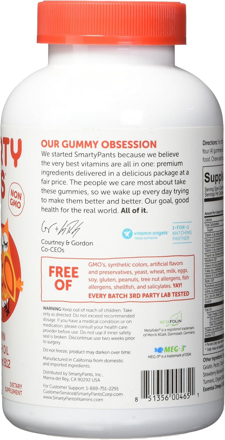 SmartyPants Kids Complete Multivitamin, 180 Gummies - görsel 2