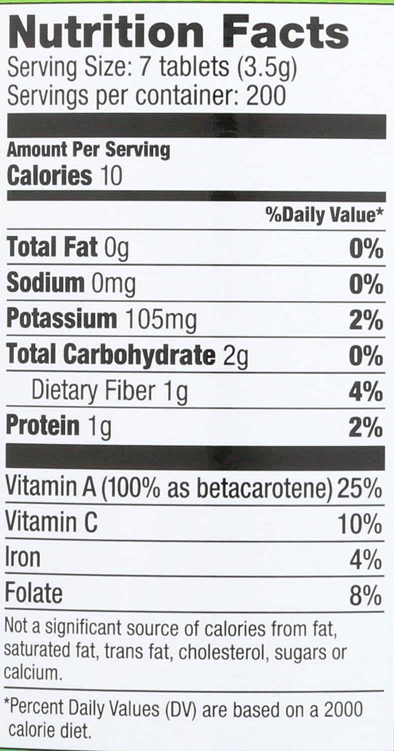 Pines Organic Wheat Grass, 1400 Tablets - görsel 3