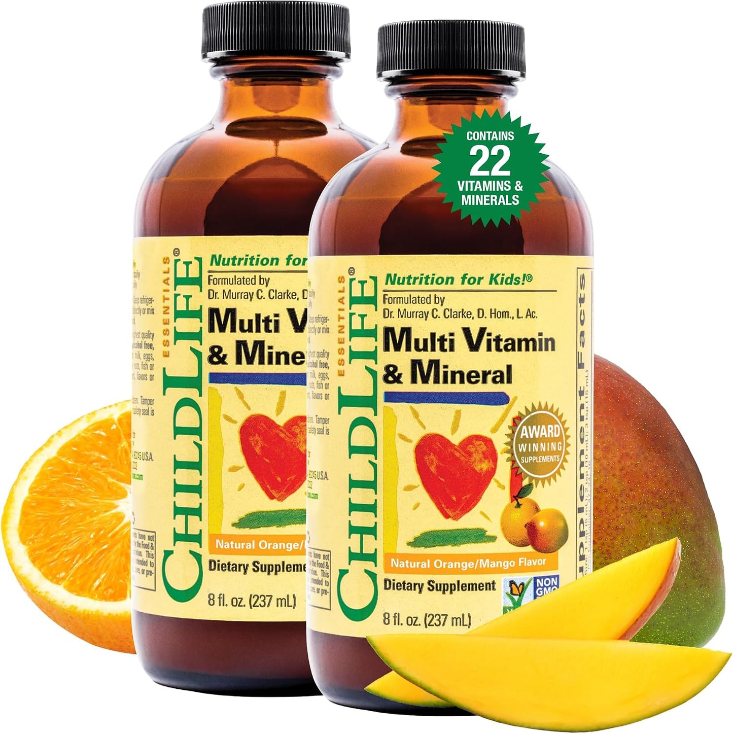 CHILDLIFE ESSENTIALS Kids Multivitamin & Mineral - Liquid Multivitamin for Children - Natural Orange & Mango Flavour - 240 ml (Pack of 4) - görsel 10