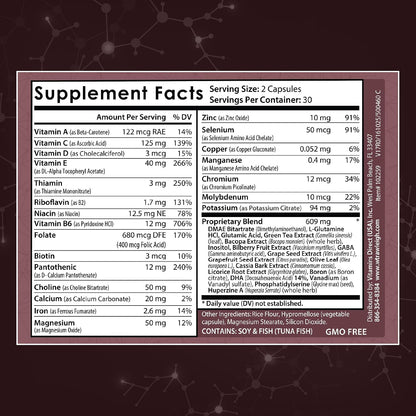 Rawleigh Sharp Thinking Brain Supplement - Focus, Memory & Clarity, 60 Capsules