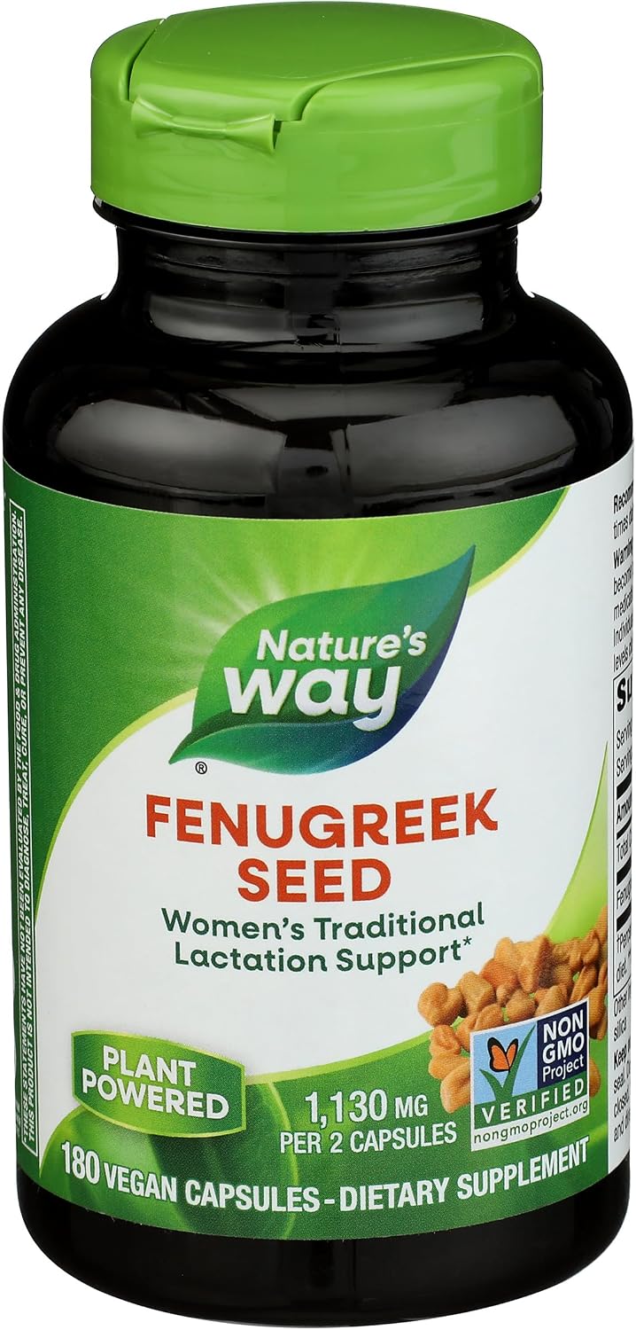 Nature's Way Fenugreek Seed, 180 Capsules - görsel 1
