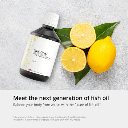 ZINZINO BalanceOil+ Lemon - Omega-3 Supplement with Fish Oil and Extra Virgin Olive Oil (300ml) – Image 5