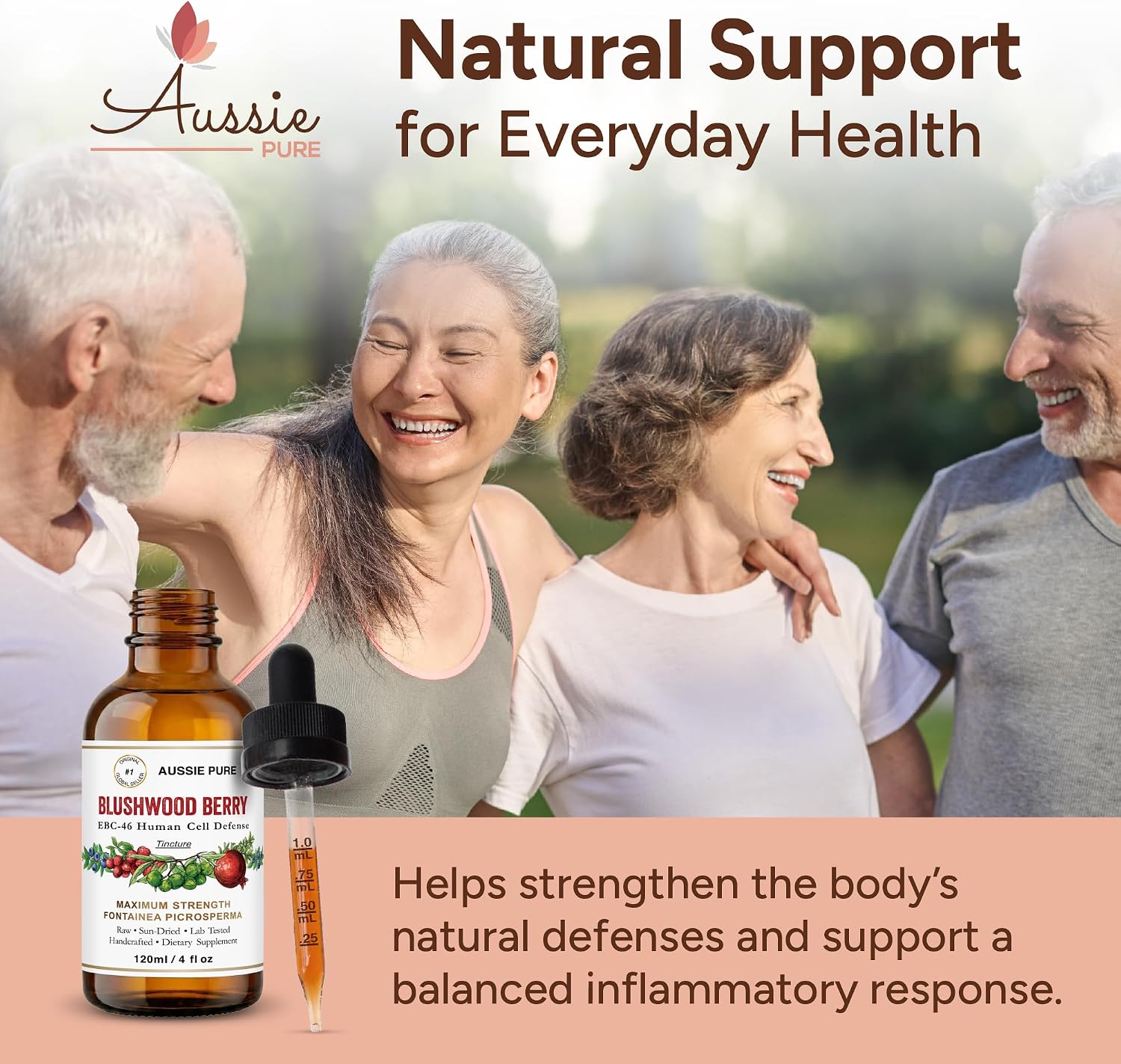 Aussie Pure Blushwood Berry EBC-46 Tincture – Immune & Cell Defence Supplement – 120ml - görsel 9