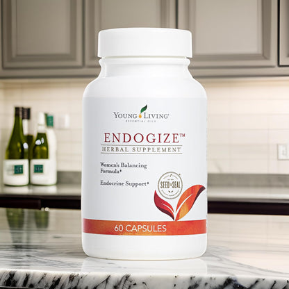 Young Living EndoGize - Hormonal Health Support with Essential Oils, 60 Capsules