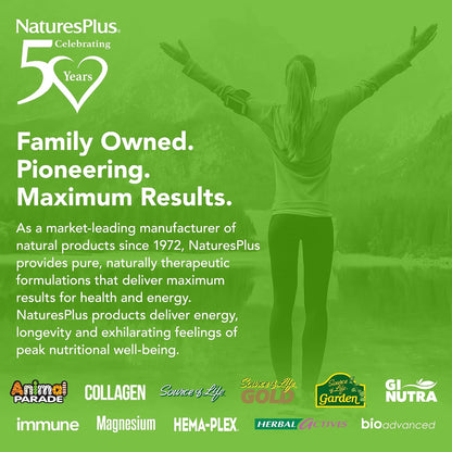 NaturesPlus Source of Life GOLD Multivitamin – 90 Tablets – With Vitamins D3, B12 & K2 – Blood, Bone & Immune Support – Vegetarian & Gluten Free