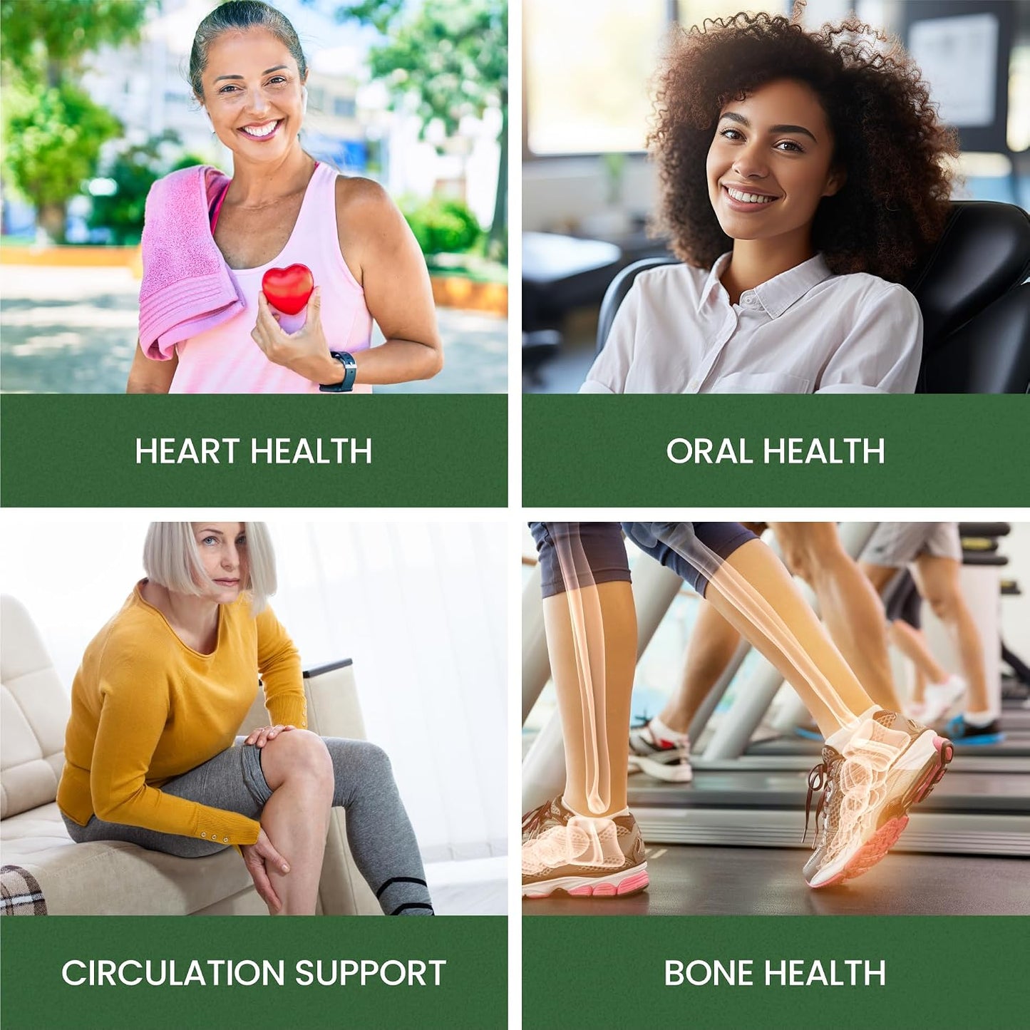 Whole Nature Vitamin D3 K2 Supplement with BioPerine - 5000 IU D3 + K2 MK-7 for Bone and Heart Support - 60 Vegan Capsules - görsel 4