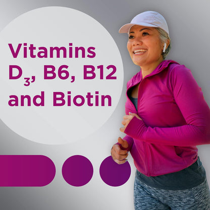 Centrum MultiGummies for Women 50 Plus, Multivitamin Gummy Food Supplement with Vitamin D3, B6, B12, 80 Gummies