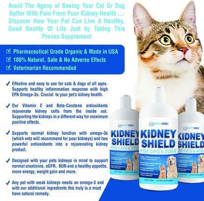 Kidney Shield for Dogs and Cats - Renal Health Supplement