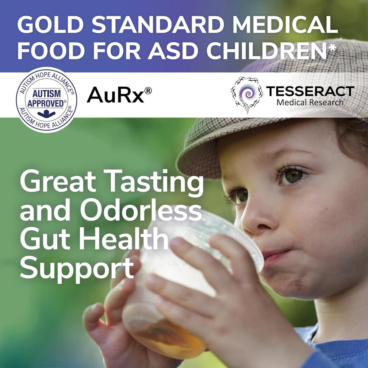 AuRx Autism Spectrum Medical Food Powder – Stabilised Butyric Acid, Hypoallergenic, 57 g - görsel 3