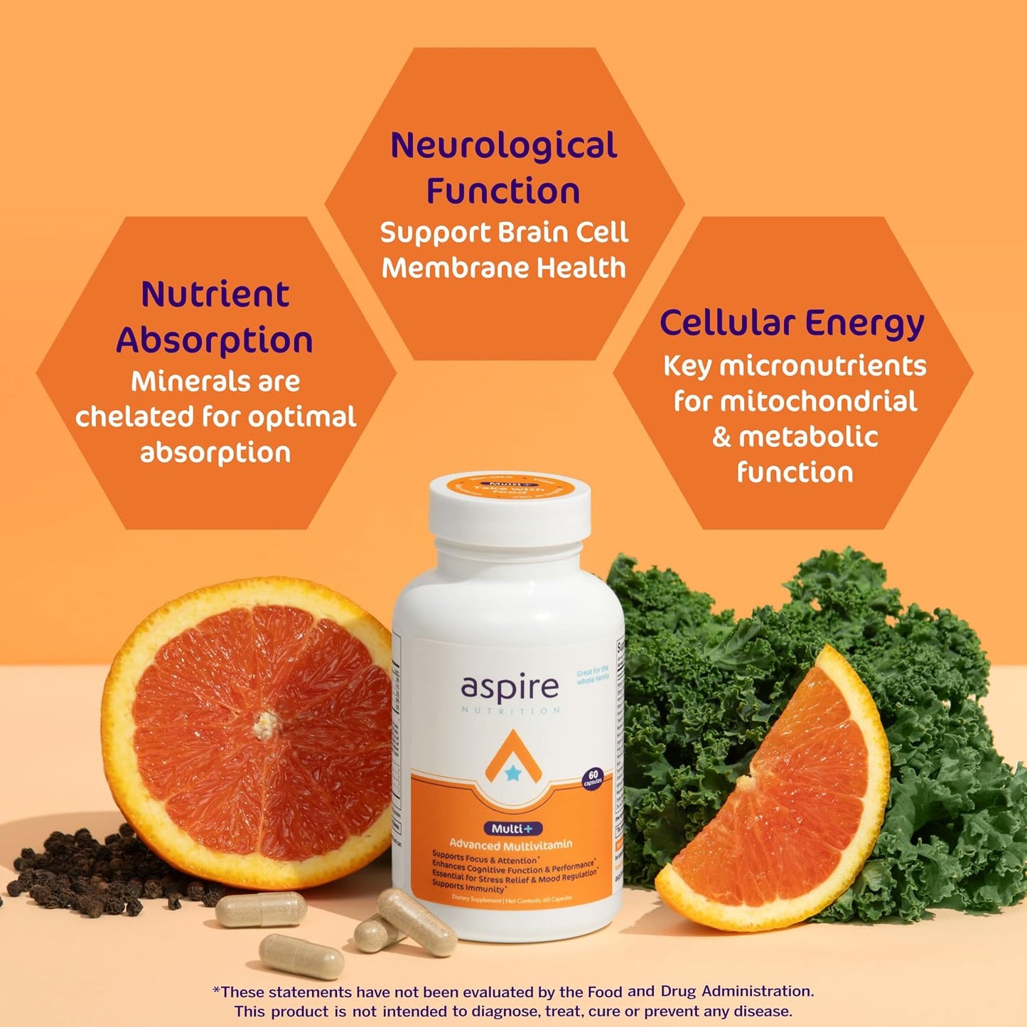 Aspire Multi+™ Advanced Multivitamin for Men, Women & Kids - görsel 4