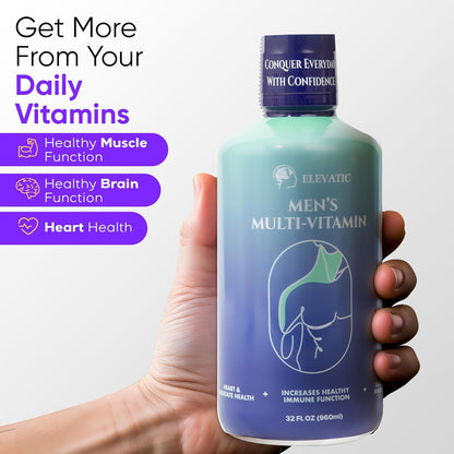Elevatic Multivitamin for Men - Liquid Energy Booster, 960ml