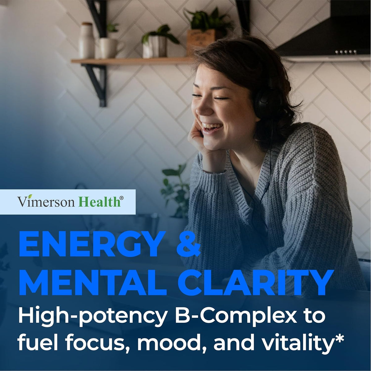 Vitamin B Complex with B12, Niacin, B6, Folic Acid – High Potency, One a Day - görsel 8