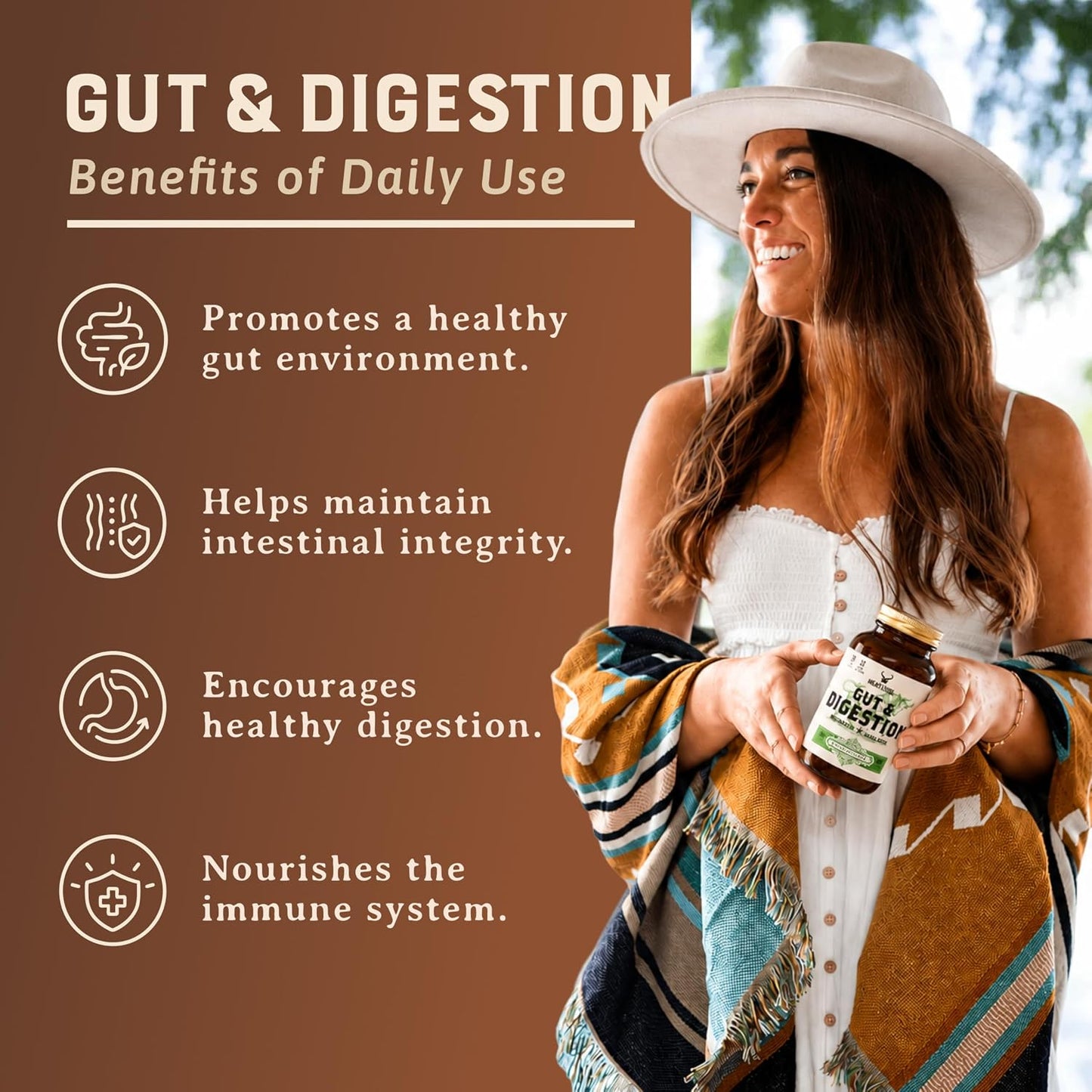 HEART & SOIL Gut & Digestion – Grass Fed Beef Organs for Digestive Health – 180 Capsules - görsel 3