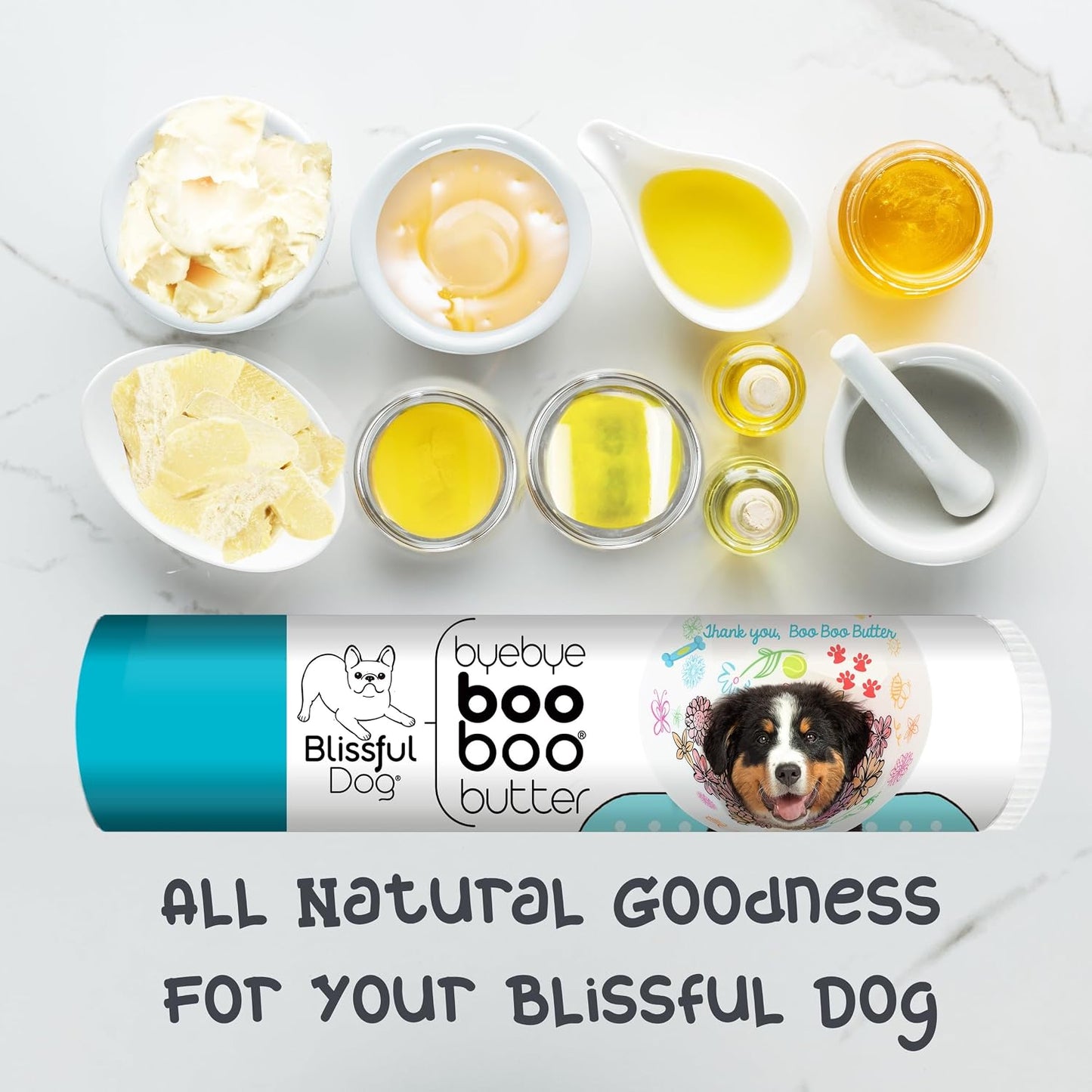 The Blissful Dog 4.25 g Tube Bernese Mountain Dog Booboo Butter - görsel 2