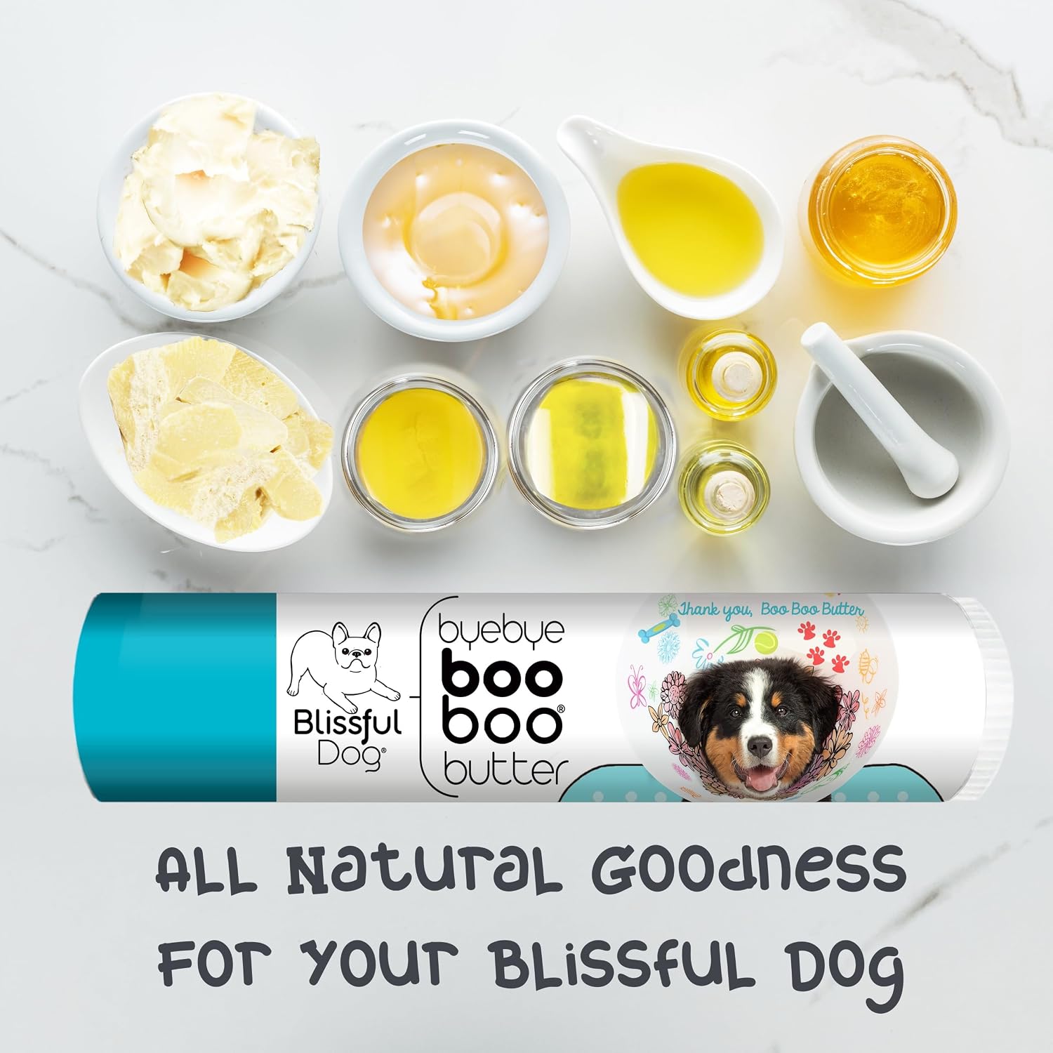 The Blissful Dog 4.25 g Tube Bernese Mountain Dog Booboo Butter - görsel 2