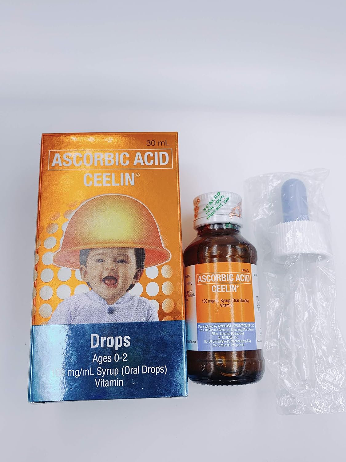 Ceelin Ascorbic Acid Drops for Infants & Toddlers (Ages 0-2), 30 ml - görsel 2
