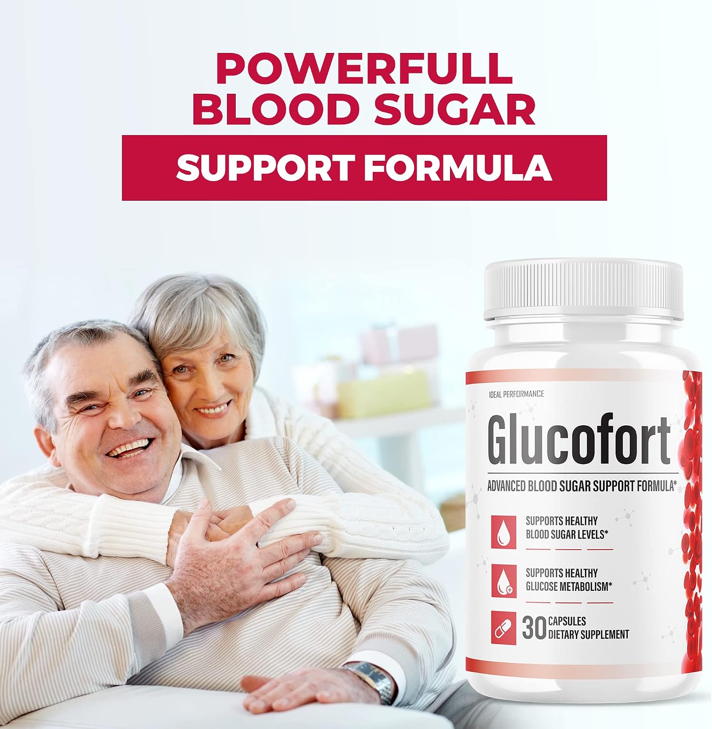 IDEAL PERFORMANCE Glucofort Supplement Support Formula (3 Pack) - görsel 5